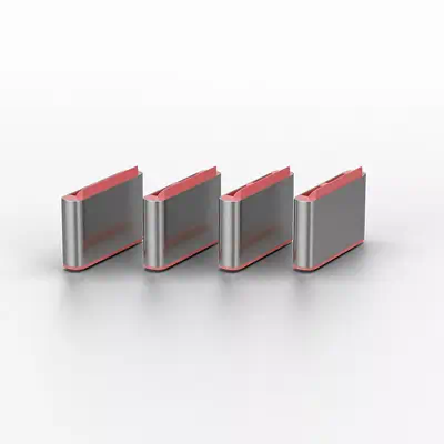LINDY USB Type C Port Blocker Key - Pack of 4 Blockers Red - Lindy - Câble USB - visuel 2