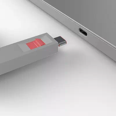 LINDY USB Type C Port Blocker Key - Pack of 4 Blockers Red - Lindy - Câble USB - visuel 3