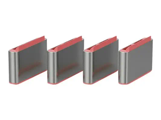 LINDY USB Type C Port Blocker Key - Pack of 4 Blockers Red - Lindy - Câble USB - visuel 1