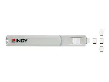 Avis LINDY USB Type C Port Blocker Key - Pack of 4 Blockers