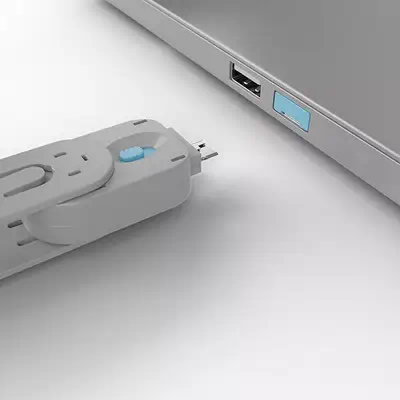 Lindy 40452 bloqueur de port Bloqueur de port + clé USB Type-A Bleu Acrylonitrile-Butadiène-Styrène  - Autre Accessoire pour portable - visuel 4