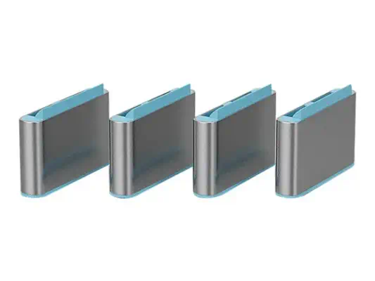 LINDY USB Type C Port Blocker Key - Pack of 4 Blockers Blue - Lindy - Câble divers - visuel 4
