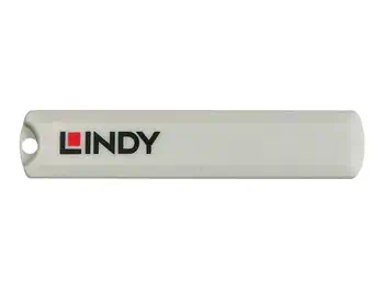 LINDY USB Type C Port Blocker Key - Pack of 4 Blockers Blue revendeur officiel