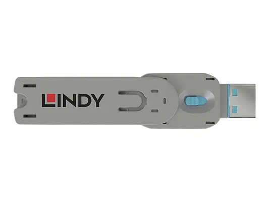 LINDY Clé pour bloqueur de port USB type A bleu - Lindy - Câble divers - visuel 2