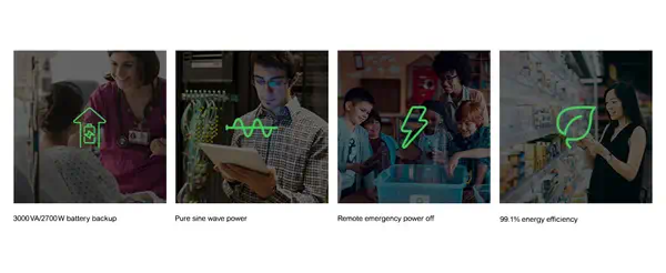 APC Smart-UPS SMT3000RMI2UC - 8x C13, 1x C19, APC - visuel 1 - hello RSE - Predictive replace battery date