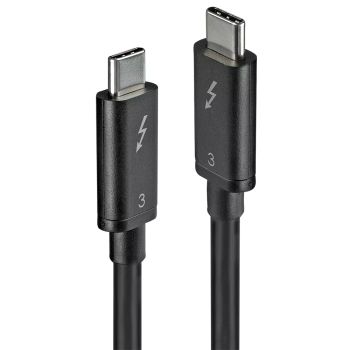 Revendeur officiel Câble USB LINDY Thunderbolt 3 Cable 0.5m USB type C Male/Male