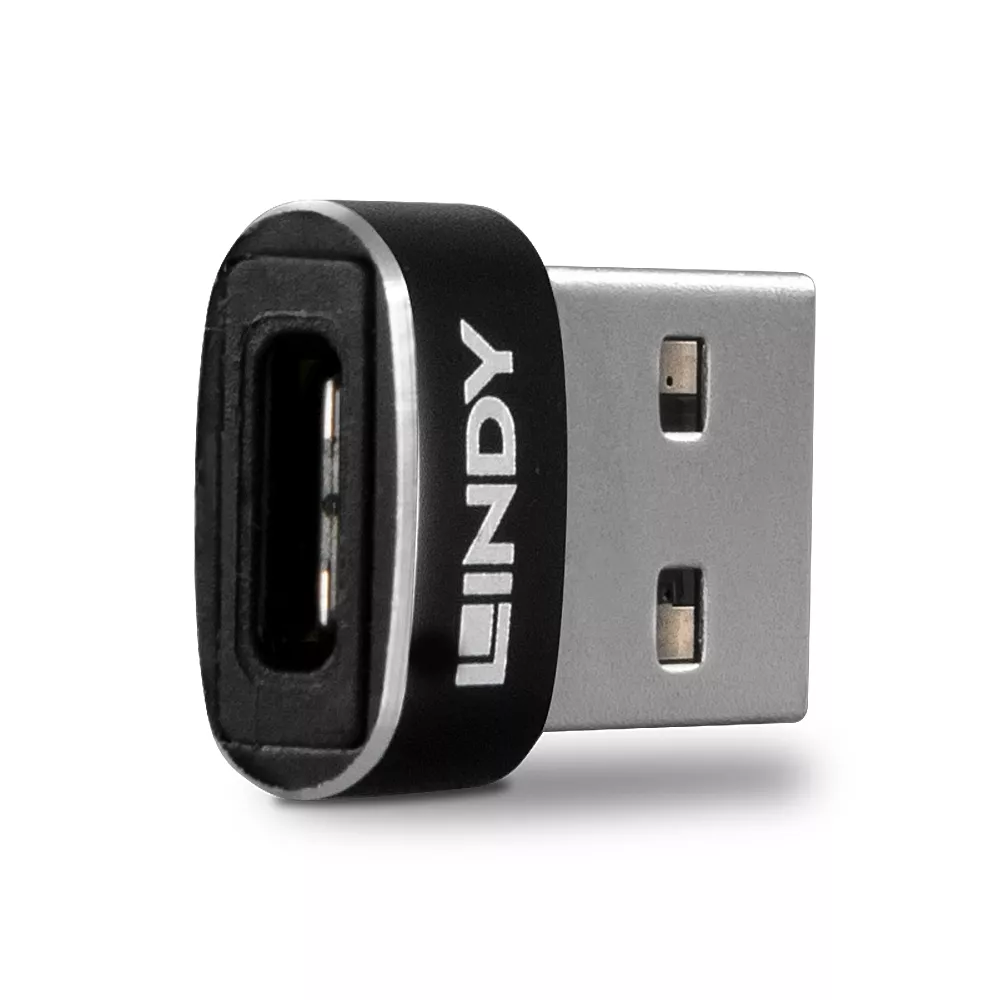 Vente LINDY USB Adapter USB 2.0 USB/C-USB/A F-M Lindy au meilleur prix - visuel 2