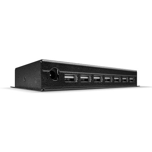 Revendeur officiel Switchs et Hubs LINDY USB 2.0 Metall Hub 7 Port