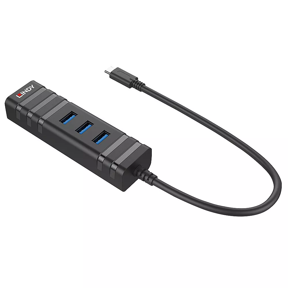 Achat LINDY USB 3.1 Hub and Gigabit Ethernet Adapter sur hello RSE - visuel 3
