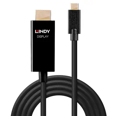 LINDY 2m USB Type C to HDMI 4K60 Adapter Cable with - Lindy - Câble USB - visuel 2