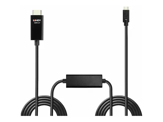 LINDY 5m USB Type C to HDMI Adapter Cable with HDR - Lindy - Câble USB - visuel 3