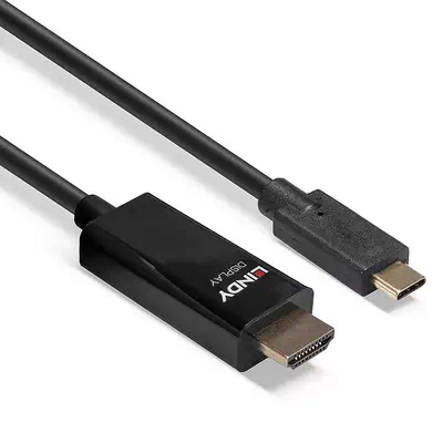 LINDY 10m USB Type C to HDMI 4K60 Adapter Cable with - Lindy - Câble USB - visuel 3