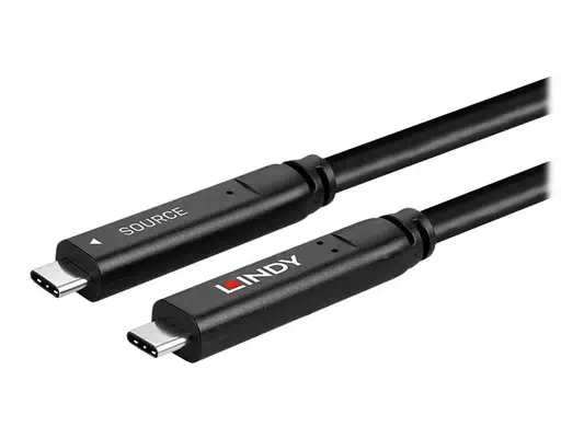 LINDY 10m USB 3.2 Gen 1 & DP 1.4 Type C Hybrid Cable - Lindy - Câble USB - visuel 1