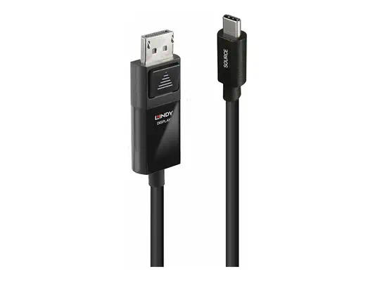 LINDY 3m USB Type C to DisplayPort 4K60 Adapter Cable - Lindy - Câble USB - visuel 2