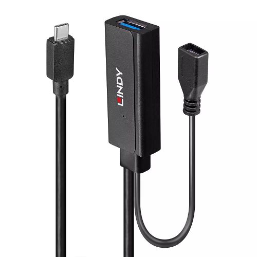 Revendeur officiel Câble USB LINDY 5m USB 3.2 Gen 1 C/A Active Extension