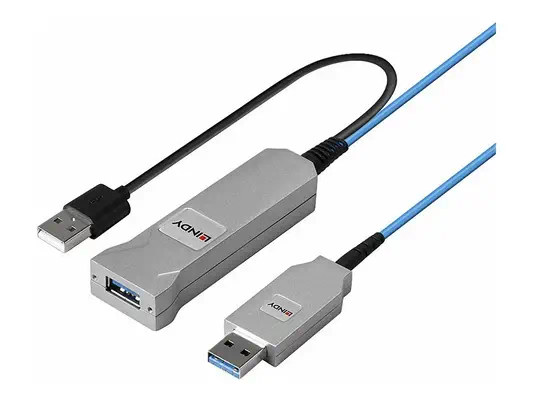 LINDY 30m Fibre Optic USB 3.0 Cable - Lindy - Câble USB - visuel 1