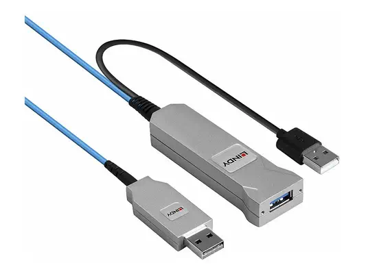 LINDY 30m Fibre Optic USB 3.0 Cable - Lindy - Câble USB - visuel 2
