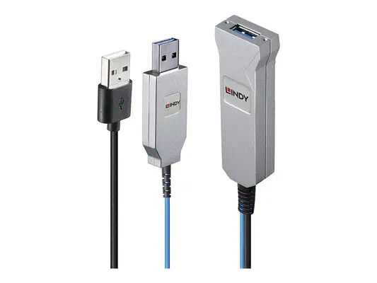 LINDY 30m Fibre Optic USB 3.0 Cable - Lindy - Câble USB - visuel 4