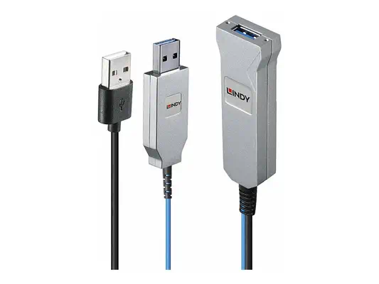 LINDY 30m Fibre Optic USB 3.0 Cable - Lindy - Câble USB - visuel 3