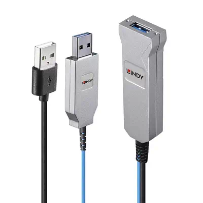 Revendeur officiel Câble USB LINDY 30m Fibre Optic USB 3.0 Cable