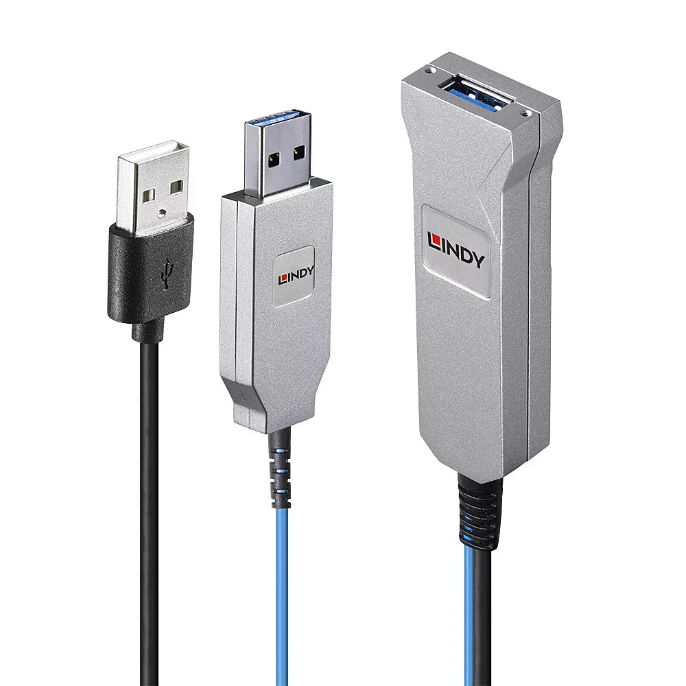Achat LINDY 100m Fibre Optic USB 3.0 Cable au meilleur prix