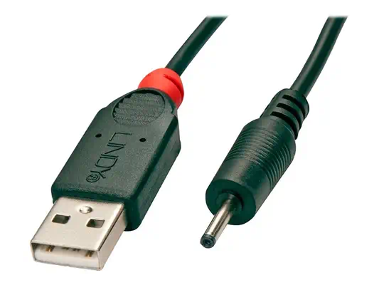 LINDY Adapter Cable USB A male - DC 2.5/0.7mm male 1.5m - Lindy - Câble USB - visuel 1