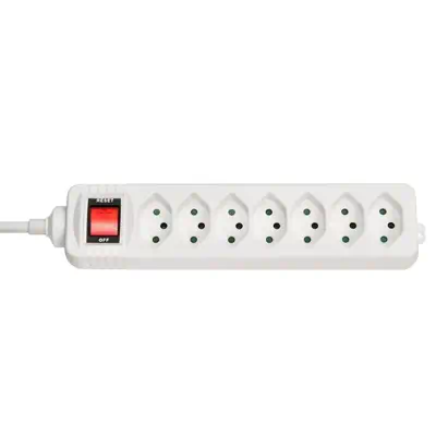 Vente Câble divers LINDY Mains 7 way gang socket Swiss with on/off Switch
