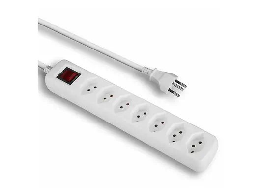 LINDY Mains 7 way gang socket Swiss with on/off Switch - Lindy - Câble divers - visuel 2