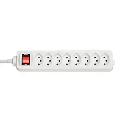 Achat LINDY Mains 8 way gang socket Swiss with on/off Switch sur hello RSE