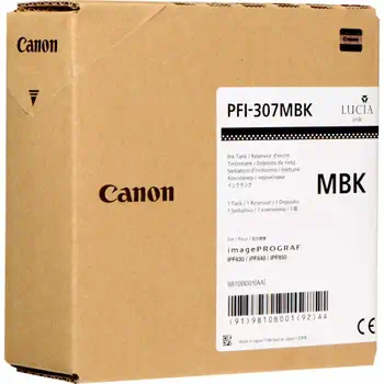Achat CANON PFI-307MBK Encre Noire Mate 300ml pour au meilleur prix