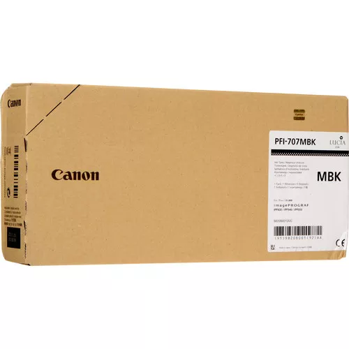 Achat CANON PFI-707 MBK Encre Noire Mate 700ml pour et autres produits de la marque Canon