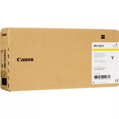 Achat CANON CARTOUCHE ENCRE PFI-707Y Jaune 700 ml pour et autres produits de la marque Canon