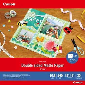 Vente Papier Canon Papier mat recto verso MP-101D, 30 × 30 cm, 30 feuilles sur hello RSE