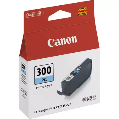 Achat CANON 1LB PFI-300 PC EUR/OCN photo cyan ink tank et autres produits de la marque Canon