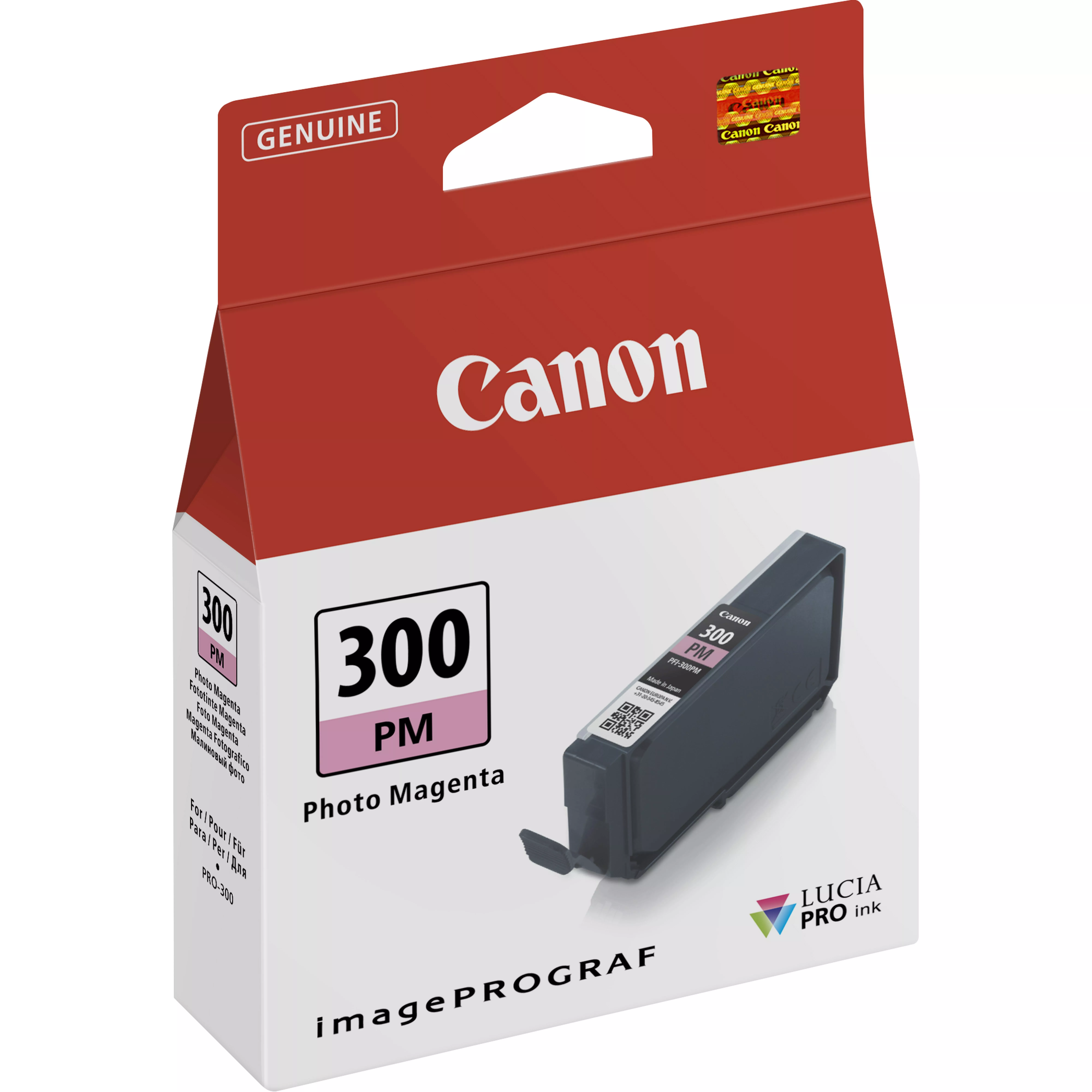 Achat CANON PFI-300 PM EUR/OCN photo magenta ink tank et autres produits de la marque Canon