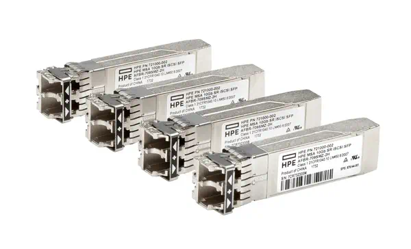 HPE MSA 10Gb Short Range iSCSI SFP+ 4-pack Transceiver - Switchs et Hubs - visuel 2