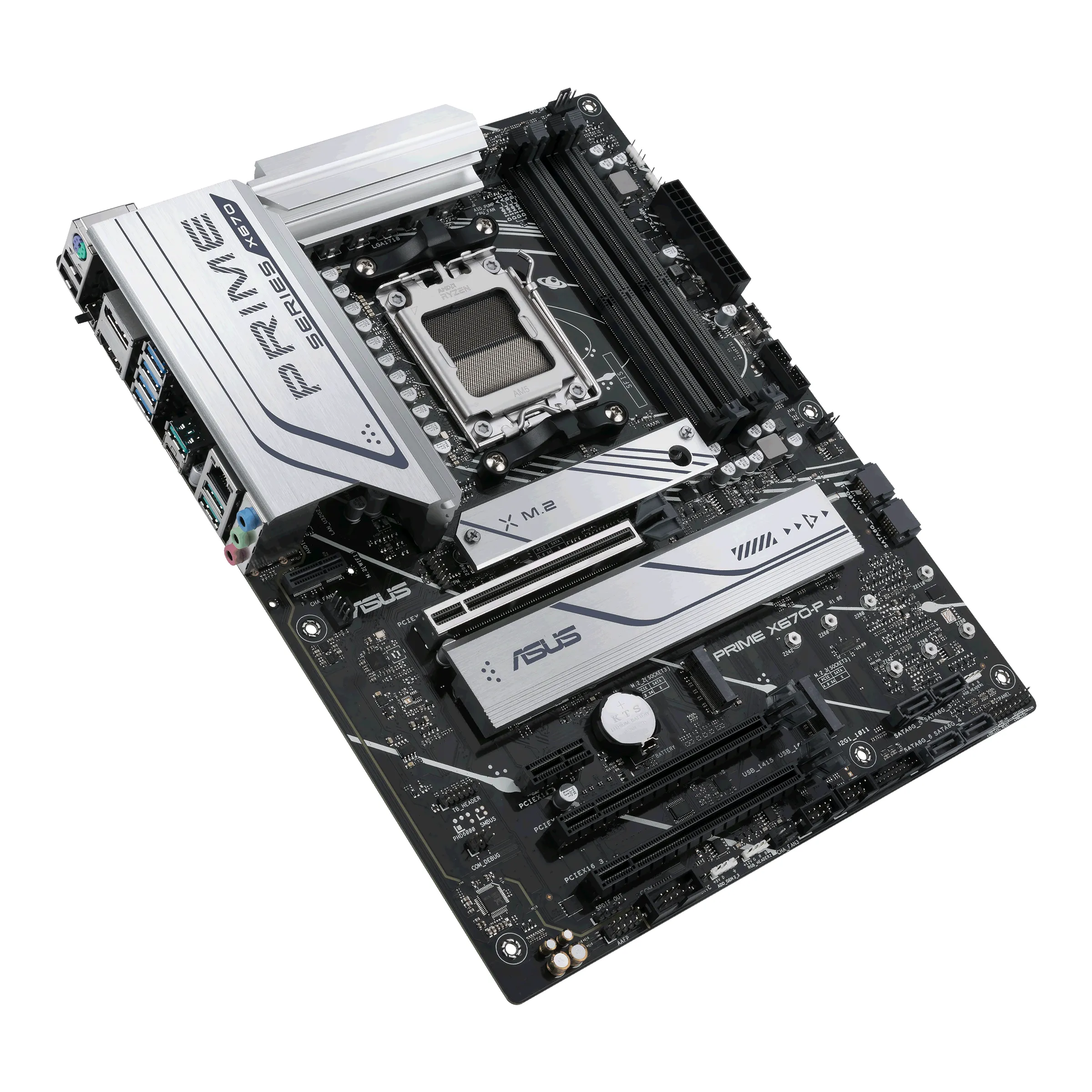 ASUS PRIME X670-P-CSM AMD X670 Emplacement AM5 ATX Asus - visuel 1 - hello RSE - Solutions de stockage robustes