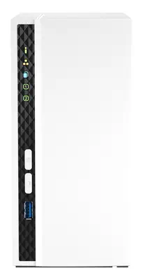 QNAP TS-233 serveur de stockage NAS Tower ARM Cortex-A55 2 Go 0 To QNAP QTS Blanc - Serveur NAS - visuel 1