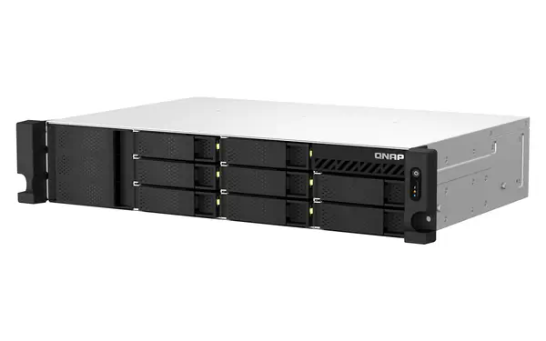 QNAP TS-873AeU-RP NAS Rack (2 U) Ryzen Embedded V1500B 4 Go DDR4 0 To QuTS hero Noir - Serveur NAS - visuel 5