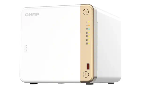 QNAP TS-462-2G serveur de stockage NAS Tower Intel® Celeron® N4505 2 Go DDR4 0 To QNAP QTS Blanc - Serveur NAS - visuel 7