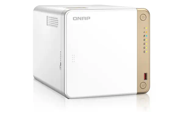 QNAP TS-462-2G serveur de stockage NAS Tower Intel® Celeron® N4505 2 Go DDR4 0 To QNAP QTS Blanc - Serveur NAS - visuel 6