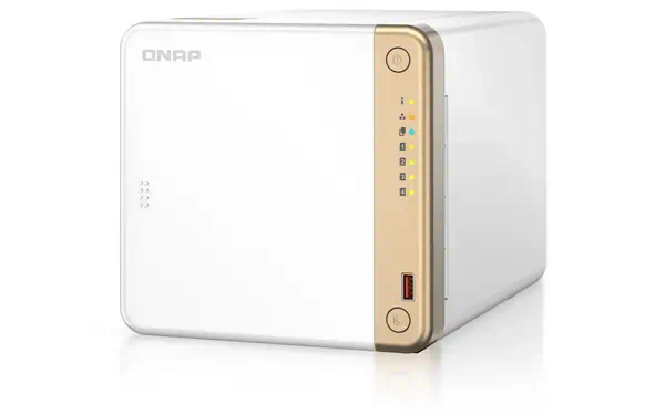 QNAP TS-462-2G serveur de stockage NAS Tower Intel® Celeron® N4505 2 Go DDR4 0 To QNAP QTS Blanc - Serveur NAS - visuel 10