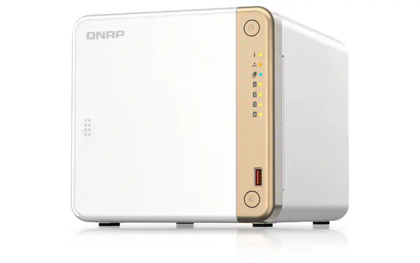 QNAP TS-462-2G serveur de stockage NAS Tower Intel® Celeron® N4505 2 Go DDR4 0 To QNAP QTS Blanc - Serveur NAS - visuel 8
