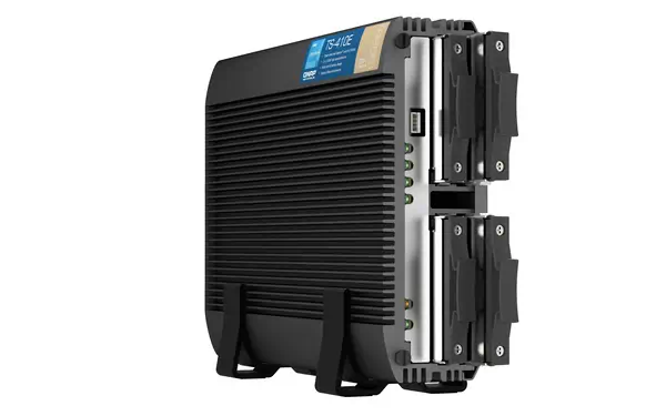 QNAP TS-410E NAS Tower Intel® Celeron® J6412 8 Go 0 To QNAP QTS Noir - Serveur NAS - visuel 8