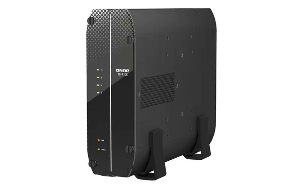 QNAP TS-410E NAS Tower Intel® Celeron® J6412 8 Go 0 To QNAP QTS Noir - Serveur NAS - visuel 6