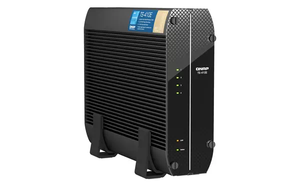 QNAP TS-410E NAS Tower Intel® Celeron® J6412 8 Go 0 To QNAP QTS Noir - Serveur NAS - visuel 4