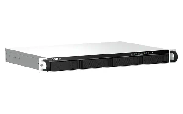 QNAP TS-464eU NAS Rack (1 U) Intel® Celeron® N5095 8 Go DDR4 0 To QNAP Turbo System Aluminium, Noir - Serveur NAS - visuel 2