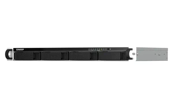 QNAP TS-464eU NAS Rack (1 U) Intel® Celeron® N5095 8 Go DDR4 0 To QNAP Turbo System Aluminium, Noir - Serveur NAS - visuel 5