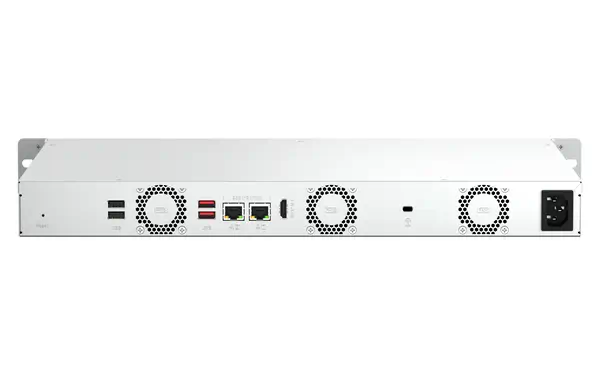 QNAP TS-464eU NAS Rack (1 U) Intel® Celeron® N5095 8 Go DDR4 0 To QNAP Turbo System Aluminium, Noir - Serveur NAS - visuel 6