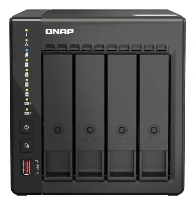 QNAP TS-453E NAS Tower Intel® Celeron® J6412 8 Go 0 To QNAP QTS Noir - Serveur NAS - visuel 8